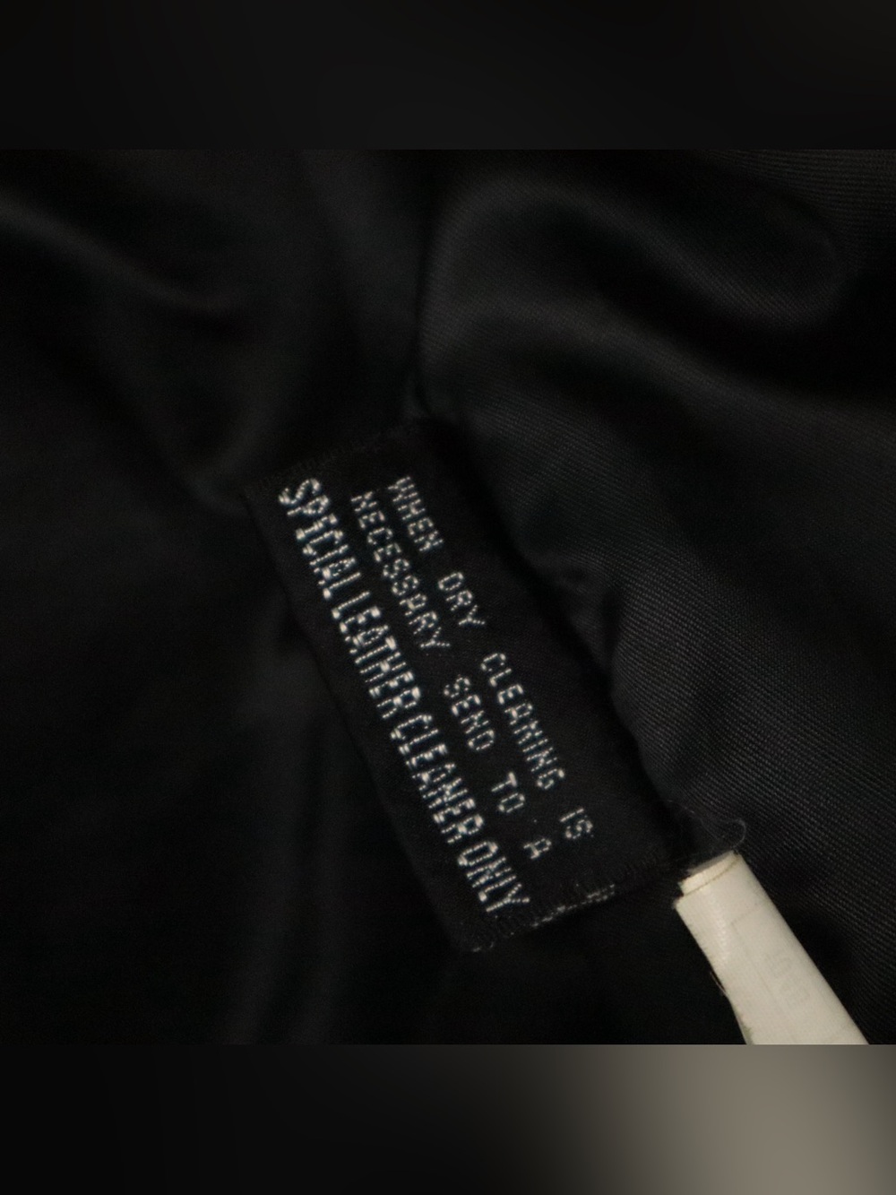 Wilsons Leather Jacket Mens L Black Genuine Leather Full Zip Bomber Coat - Picture 3 of 10